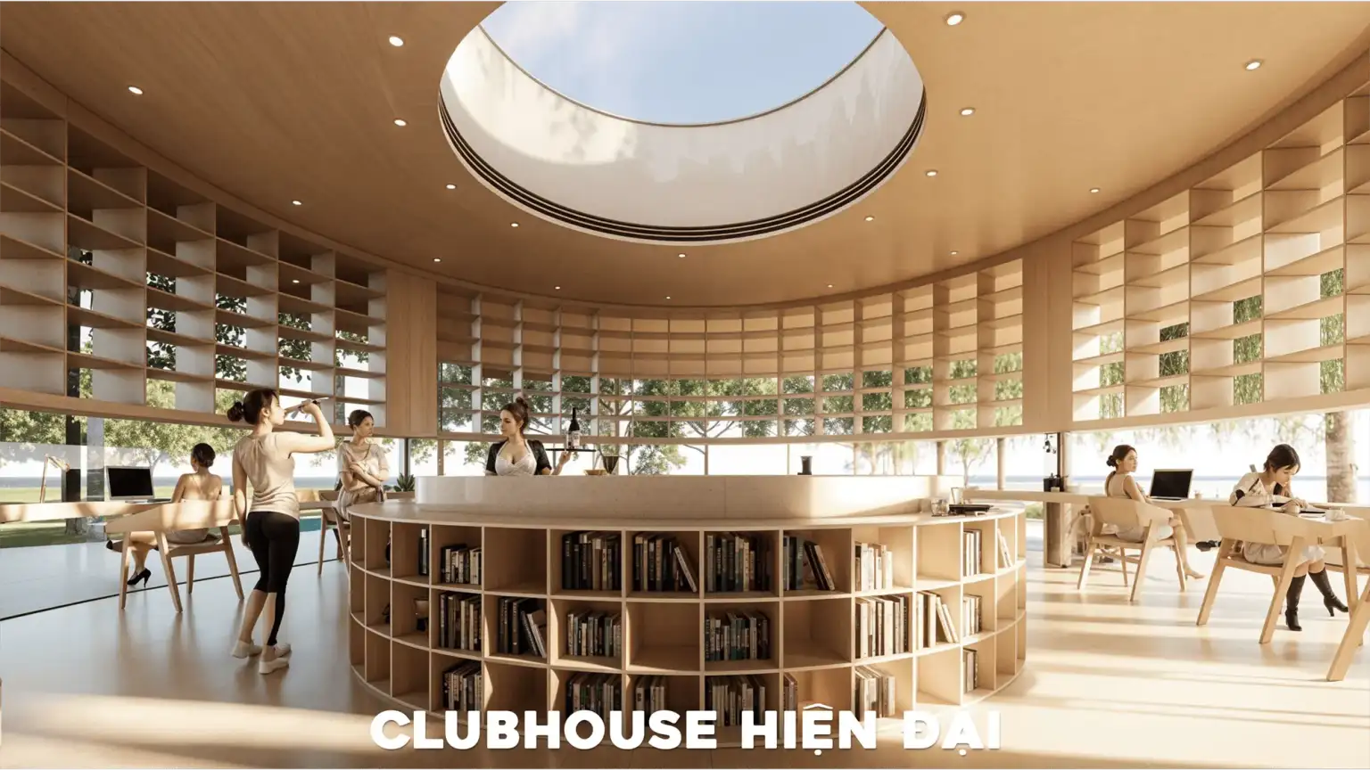 Clubhouse hiện đại với thiết kế sang trọng tại Charmora City &ndash; kh&ocirc;ng gian kết nối, thư gi&atilde;n d&agrave;nh cho cư d&acirc;n tinh hoa.