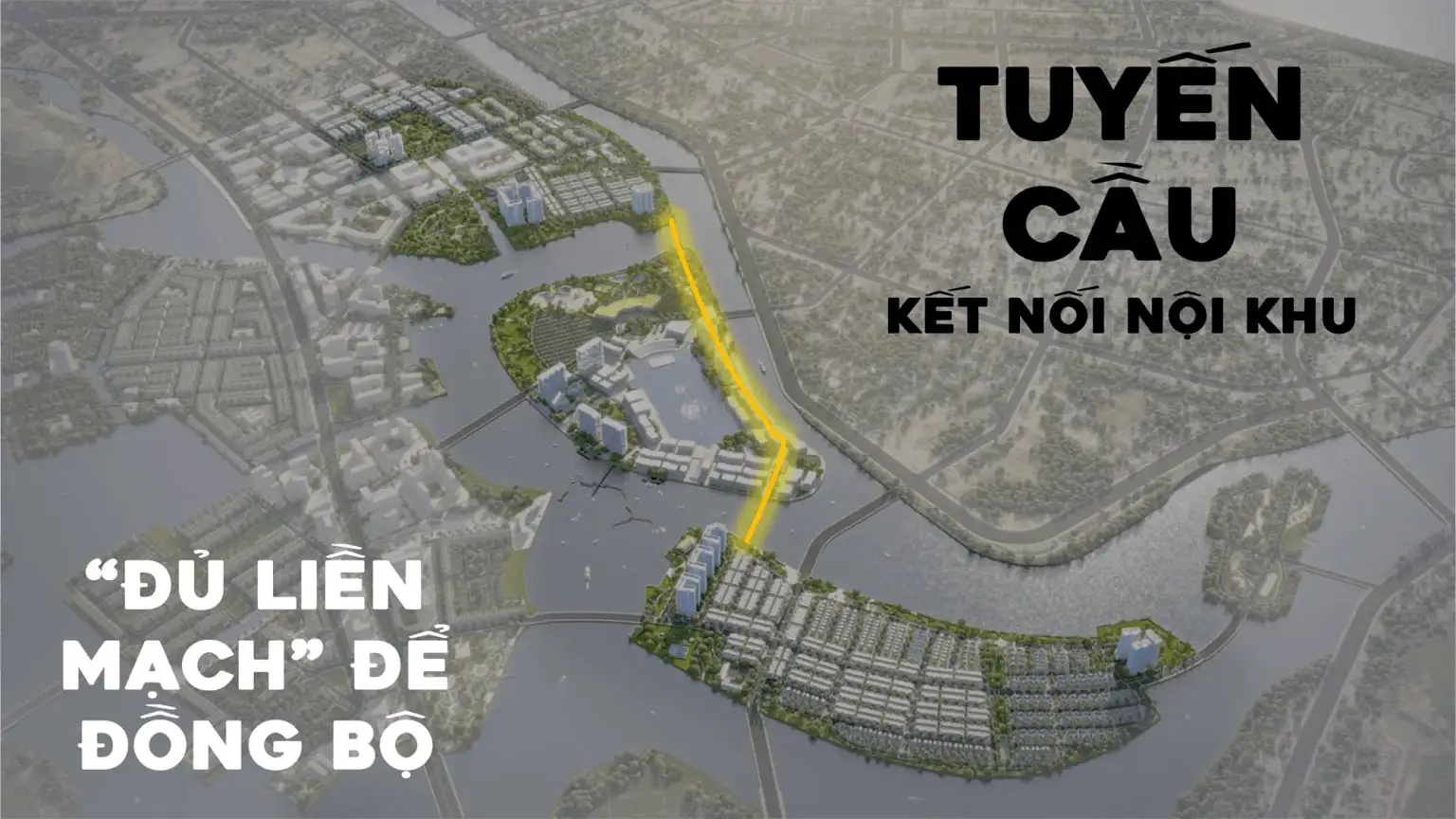 Hệ thống tuyến cầu &ldquo;Dự Li&ecirc;n Mạch&rdquo; đồng bộ tại Charmora City, kết nối liền mạch ba ph&acirc;n khu trong to&agrave;n dự &aacute;n.