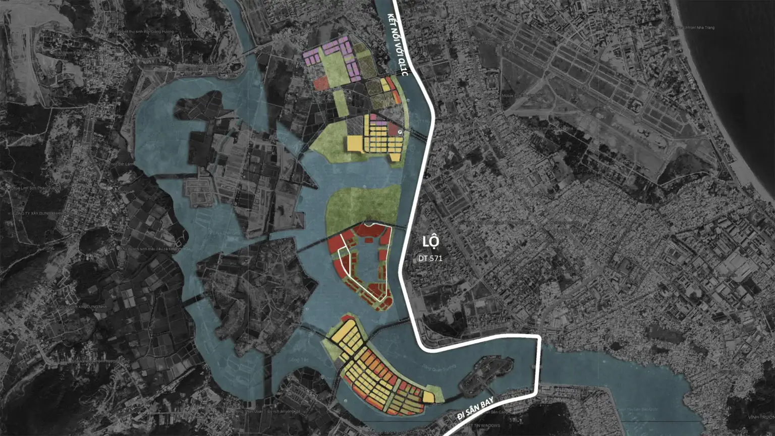 Kết nối thuận tiện với ĐT 571 v&agrave; đường Đi S&acirc;n Bay, Charmora City l&agrave; t&acirc;m điểm giao th&ocirc;ng huyết mạch Nha Trang.