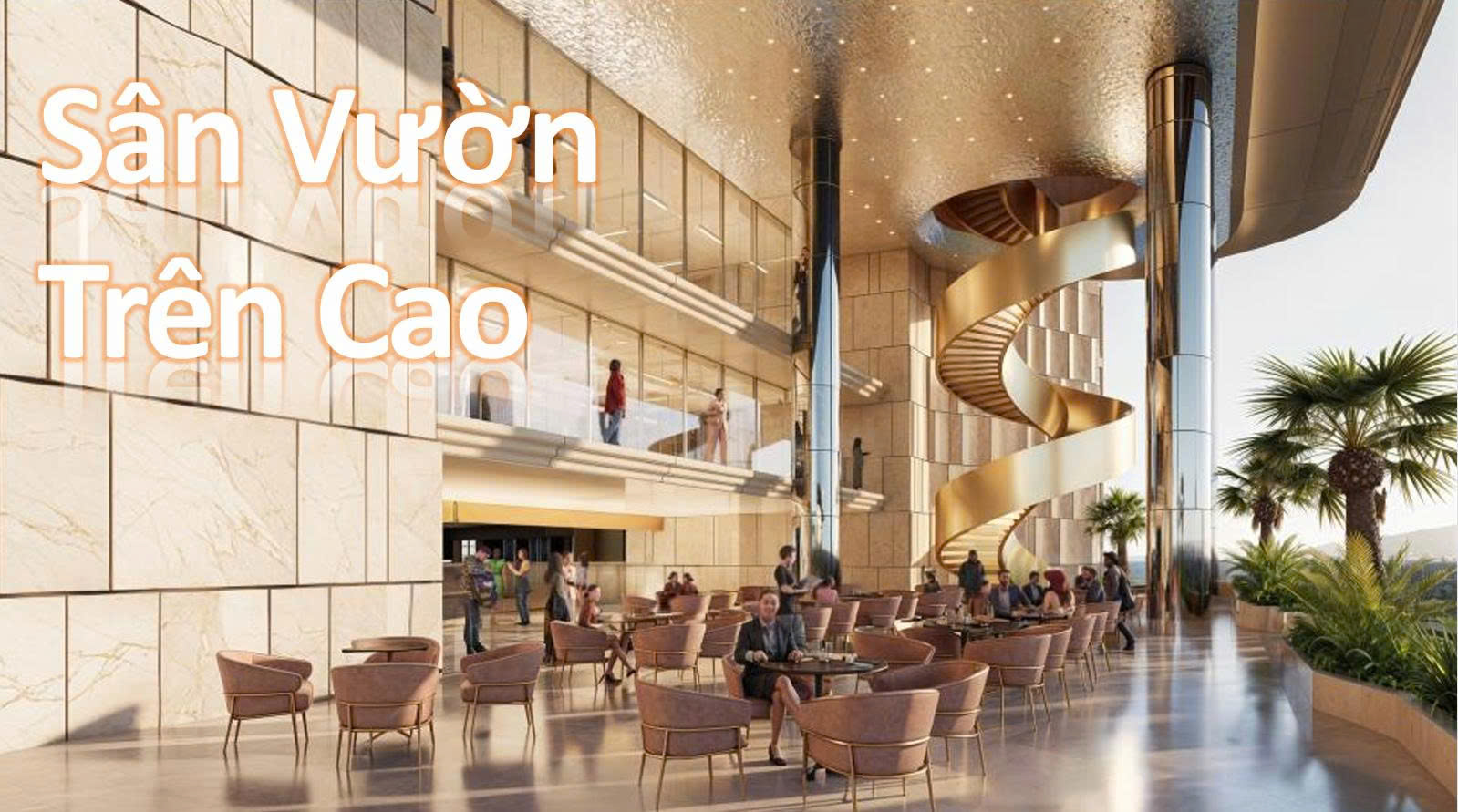 S&acirc;n vườn tr&ecirc;n cao: khoảng thở xanh t&aacute;ch khỏi phố thị